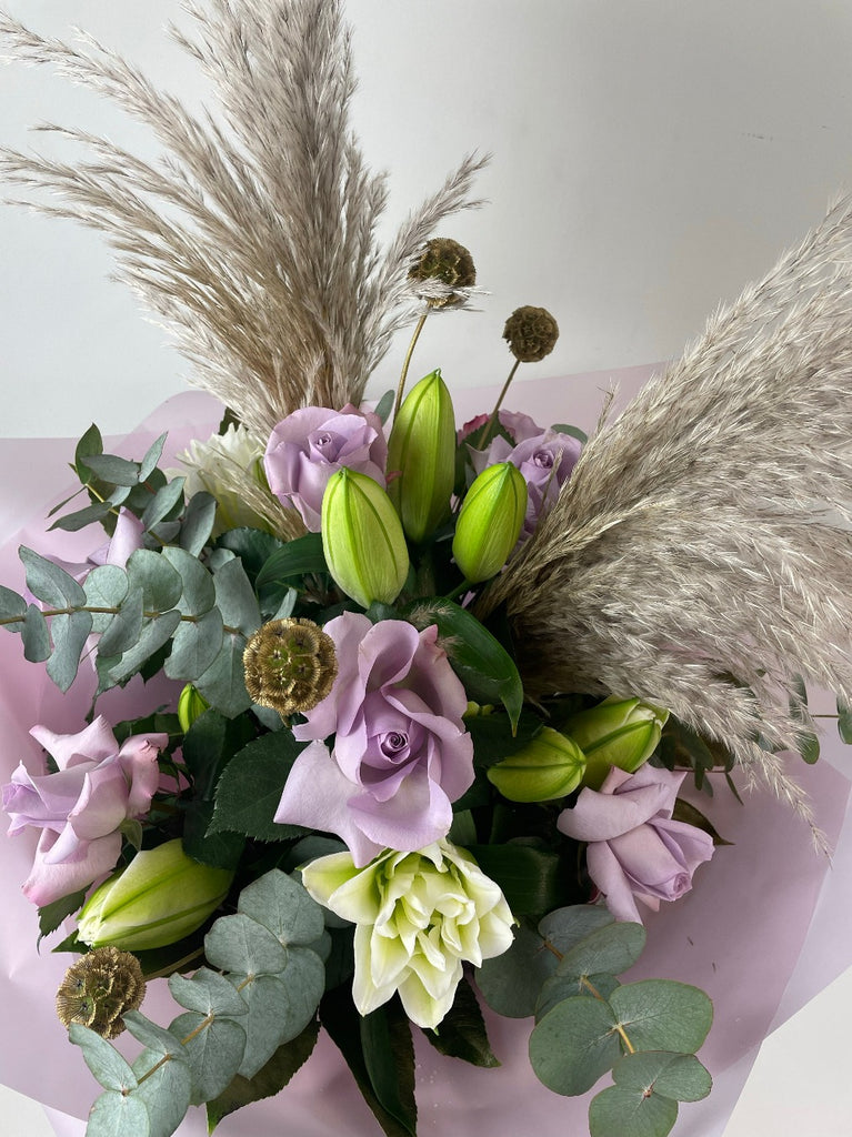 Lilies & Lace Hand Tied Bouquet